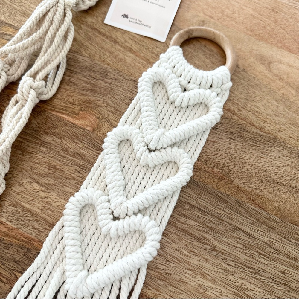 | macrame hat & decor hanger bundle | - Picture 8 of 9